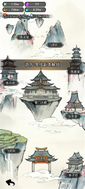 我的修仙人生主界面