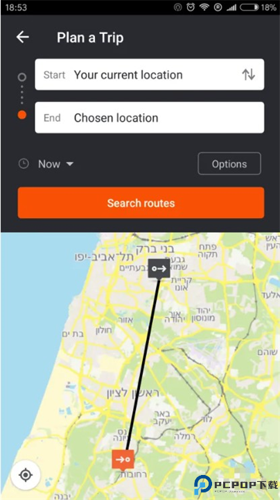 Moovit app截图