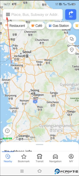 naver地图