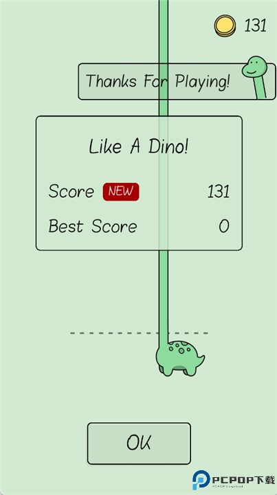 like a dino
