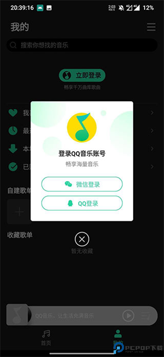 qq音乐简洁版截图