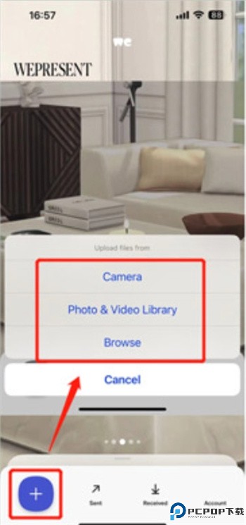 wetransfer app