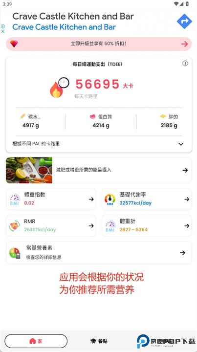 TDEE计算器中文版