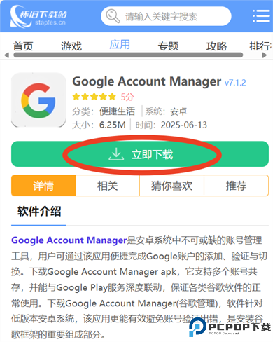 Google Account Manager