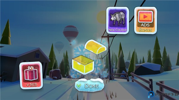 动物冒险下坡冲刺