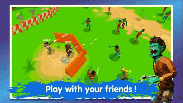 两个家伙与僵尸