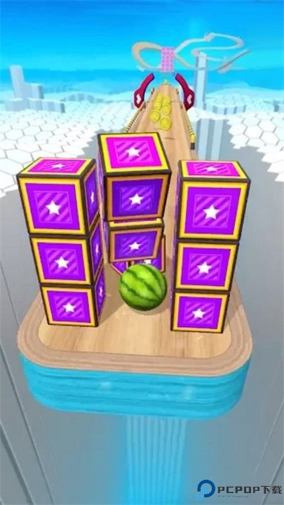 天空滚动的球球