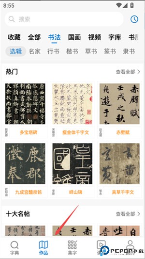 以观书法