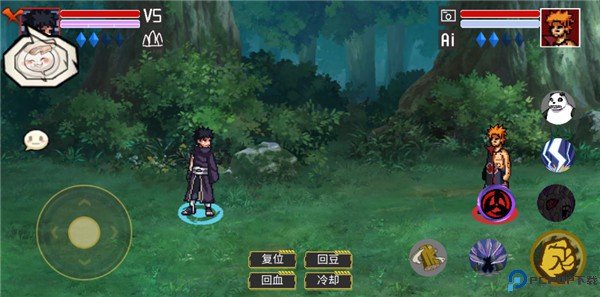 像素火影带土破面神威版