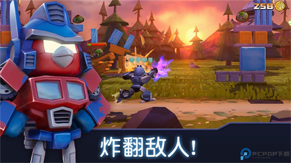 愤怒的小鸟变形金刚手游