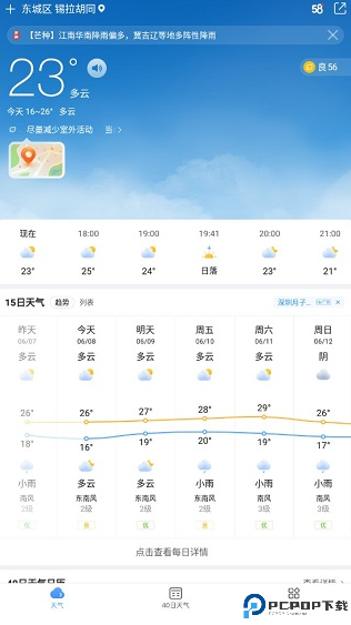 15日天气预报