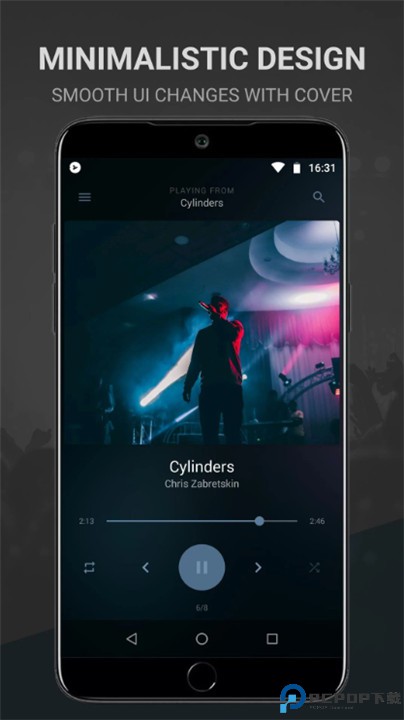 黑色音乐播放器