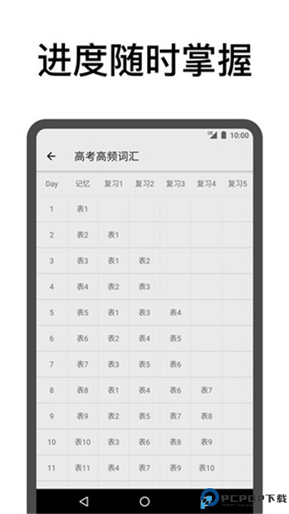 表格背单词app