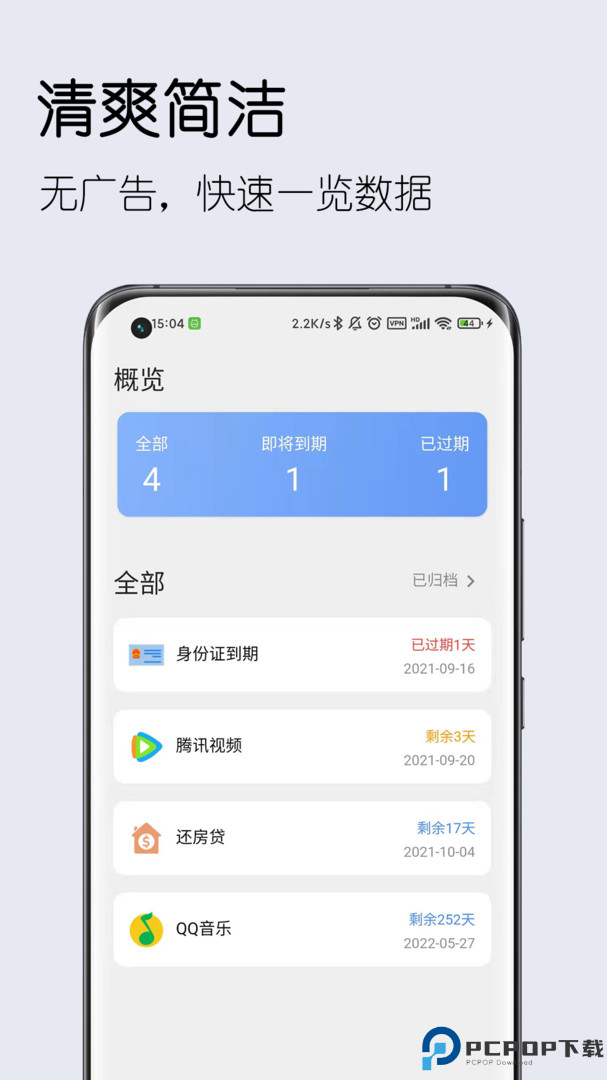 到期清单最新版