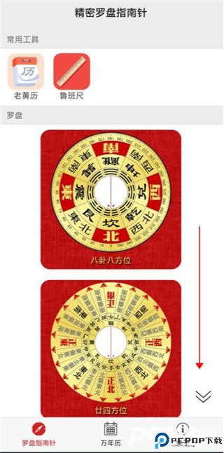 精密罗盘指南针