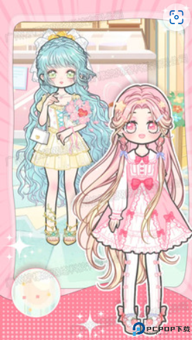 托卡粉彩少女换装