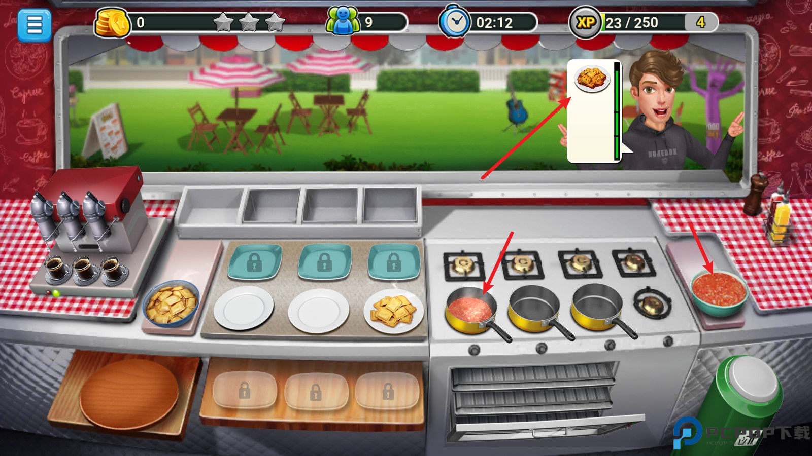 餐车厨师烹饪游戏