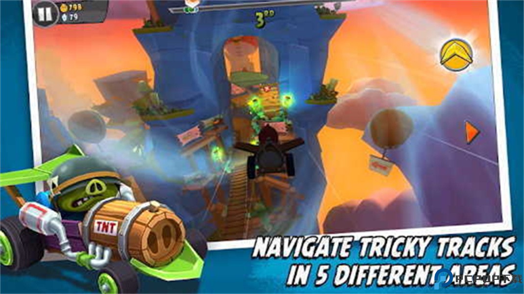 愤怒的小鸟卡丁车Go免费下载