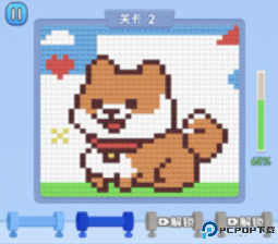 打毛线拼图游戏