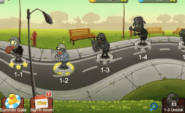 植物大战僵尸迷你版