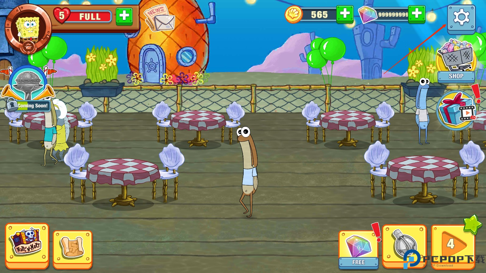 海绵宝宝大闹蟹堡王最新版
