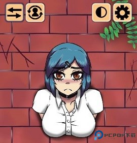 卡在墙上的女孩免费下载