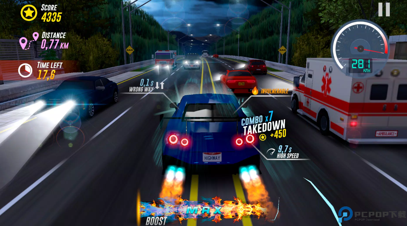 高速公路超速驾驶模拟器