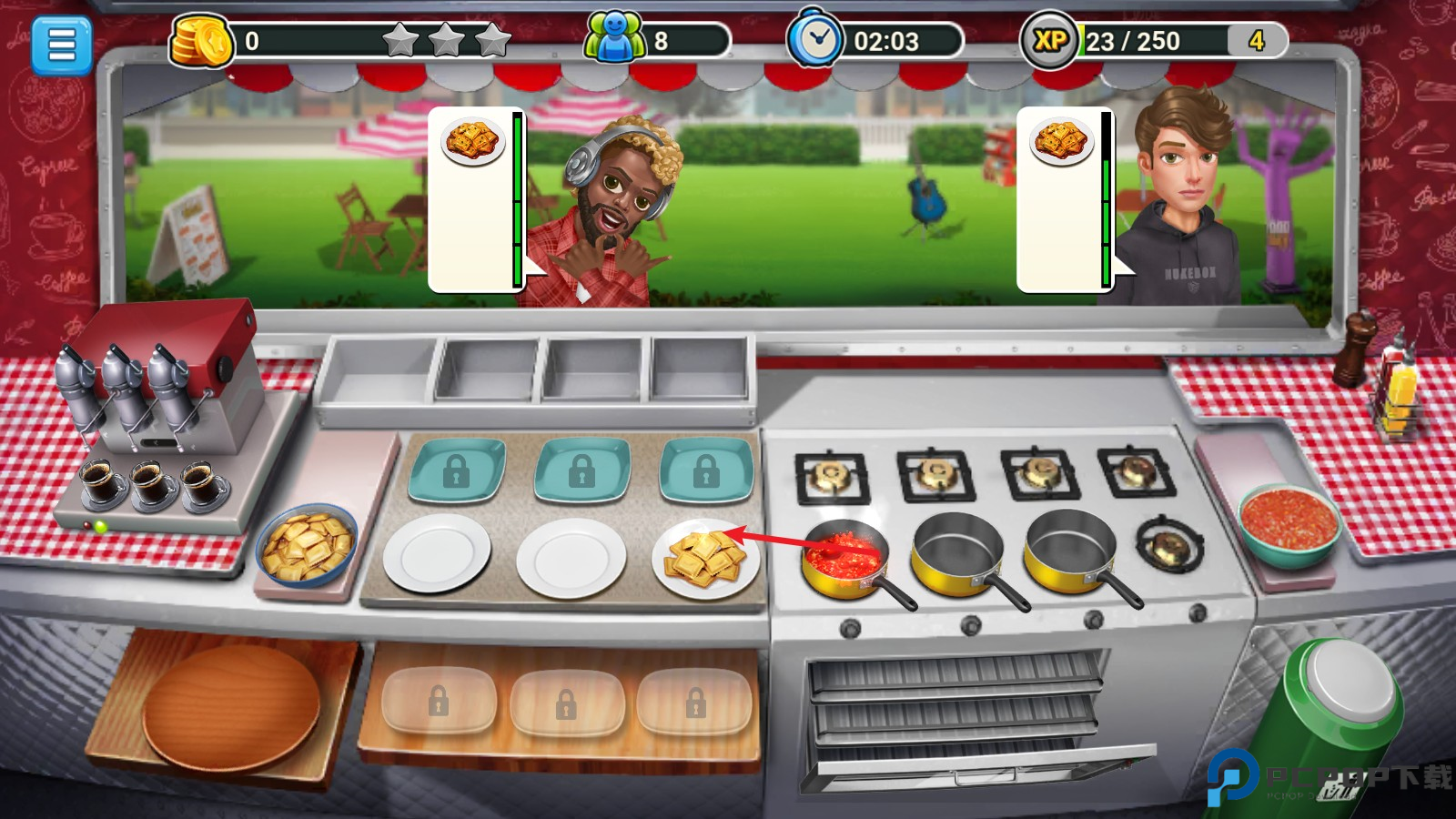 餐车厨师烹饪游戏