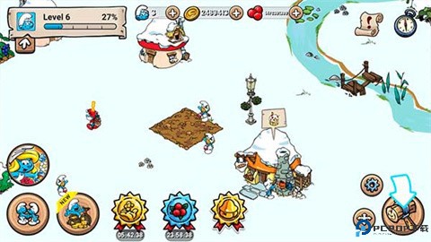 smurfs蓝精灵村庄中文版