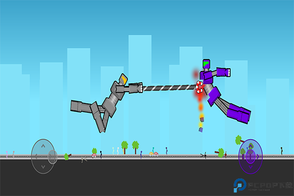 机甲棒斗士双人火柴人免费下载