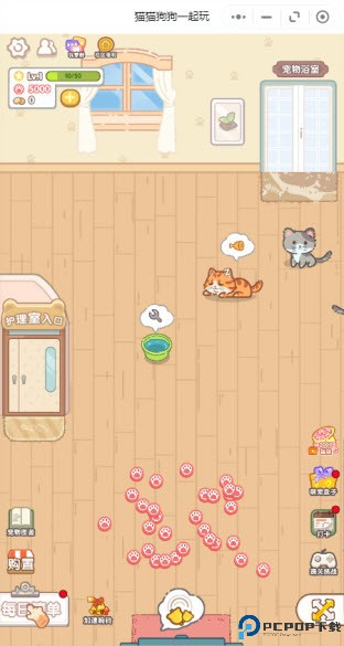 猫猫狗狗一起玩微信小游戏