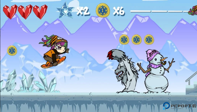 滑雪板女孩手游