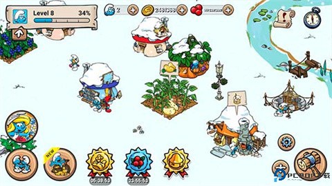 smurfs蓝精灵村庄中文版