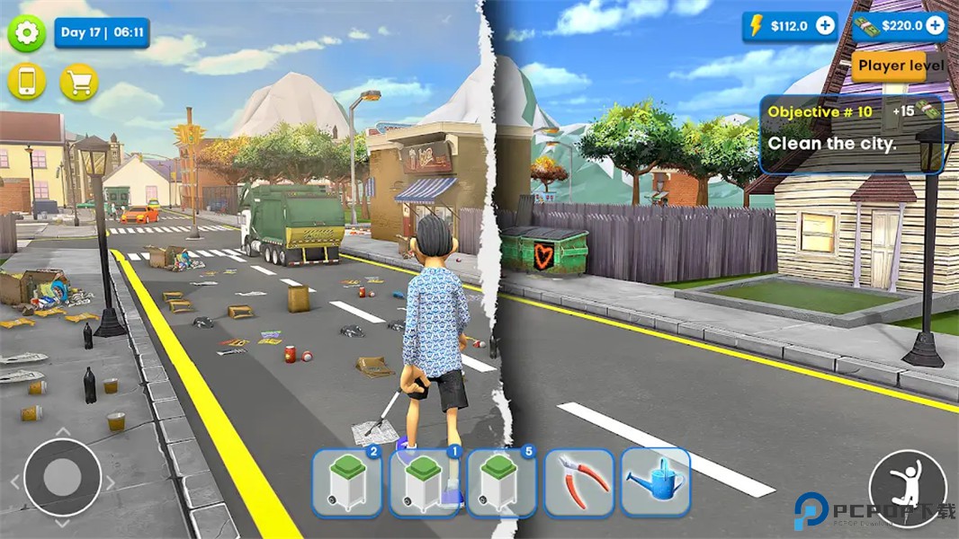 杂草农场垃圾收集器模拟手游免费下载