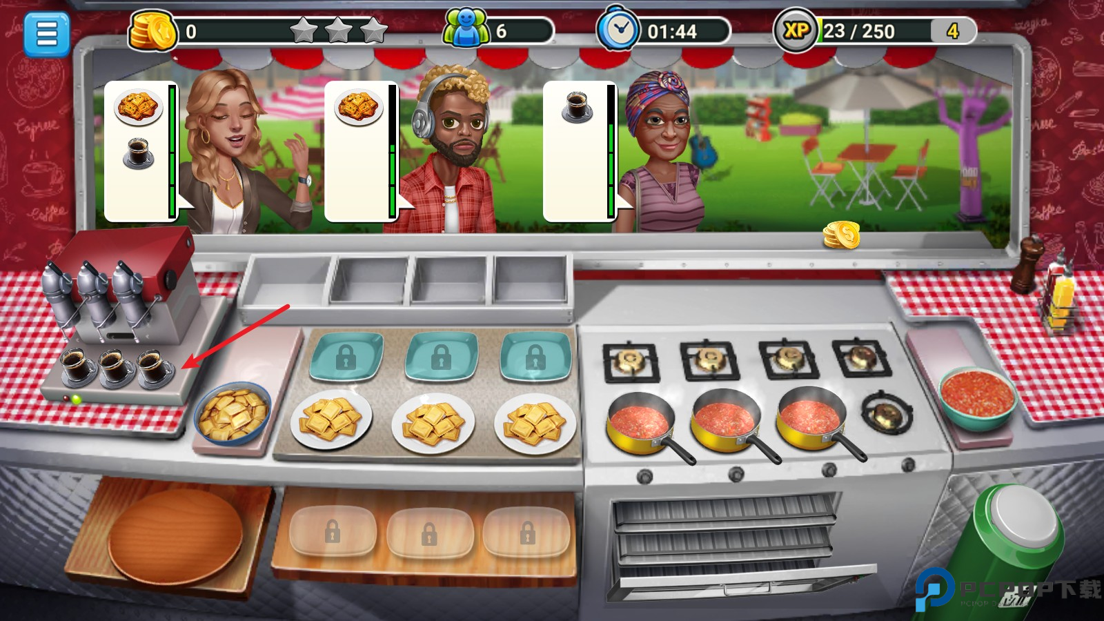 餐车厨师烹饪游戏