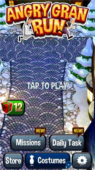 愤怒的老奶奶玩酷跑游戏截图3