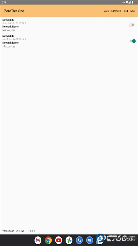 Zerotier One