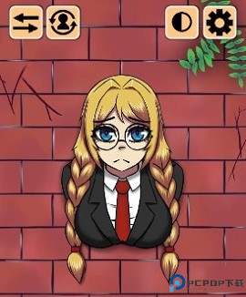 卡在墙上的女孩免费下载