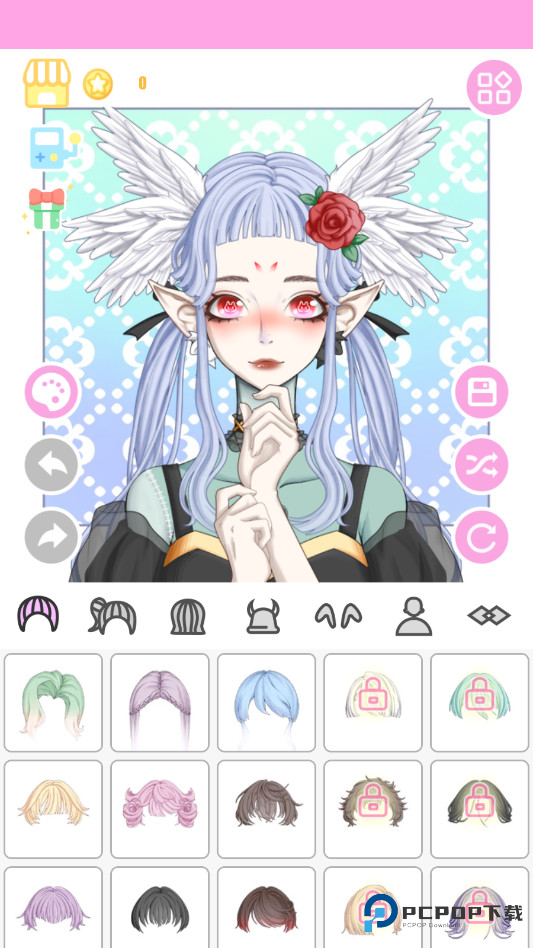 怪物女孩换装游戏怎么玩1