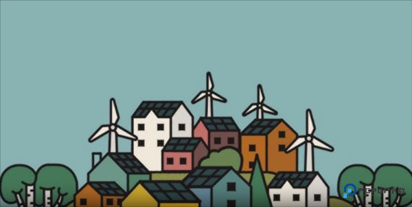 生态动力城镇宣传图