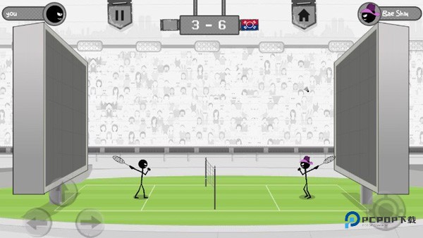 火柴人打羽毛球手机版