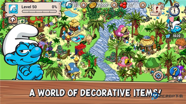 蓝精灵村庄(SmurfsVillage)汉化版下载v2.80.2最新版