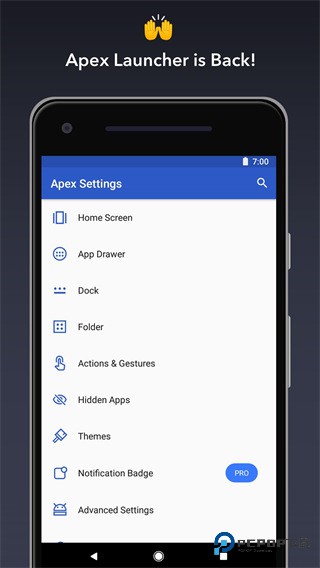 apex launcher桌面启动器中文版下载v4.9.36安卓版