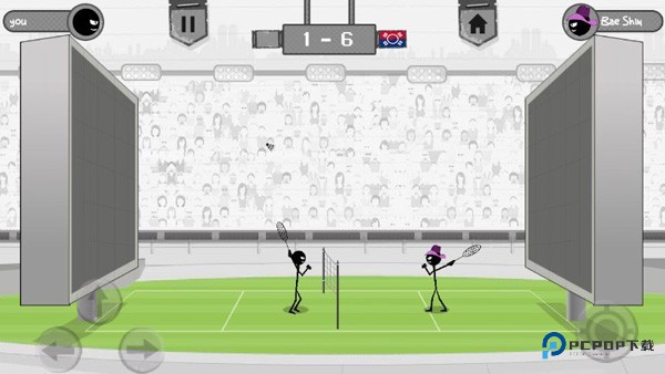 火柴人打羽毛球手机版