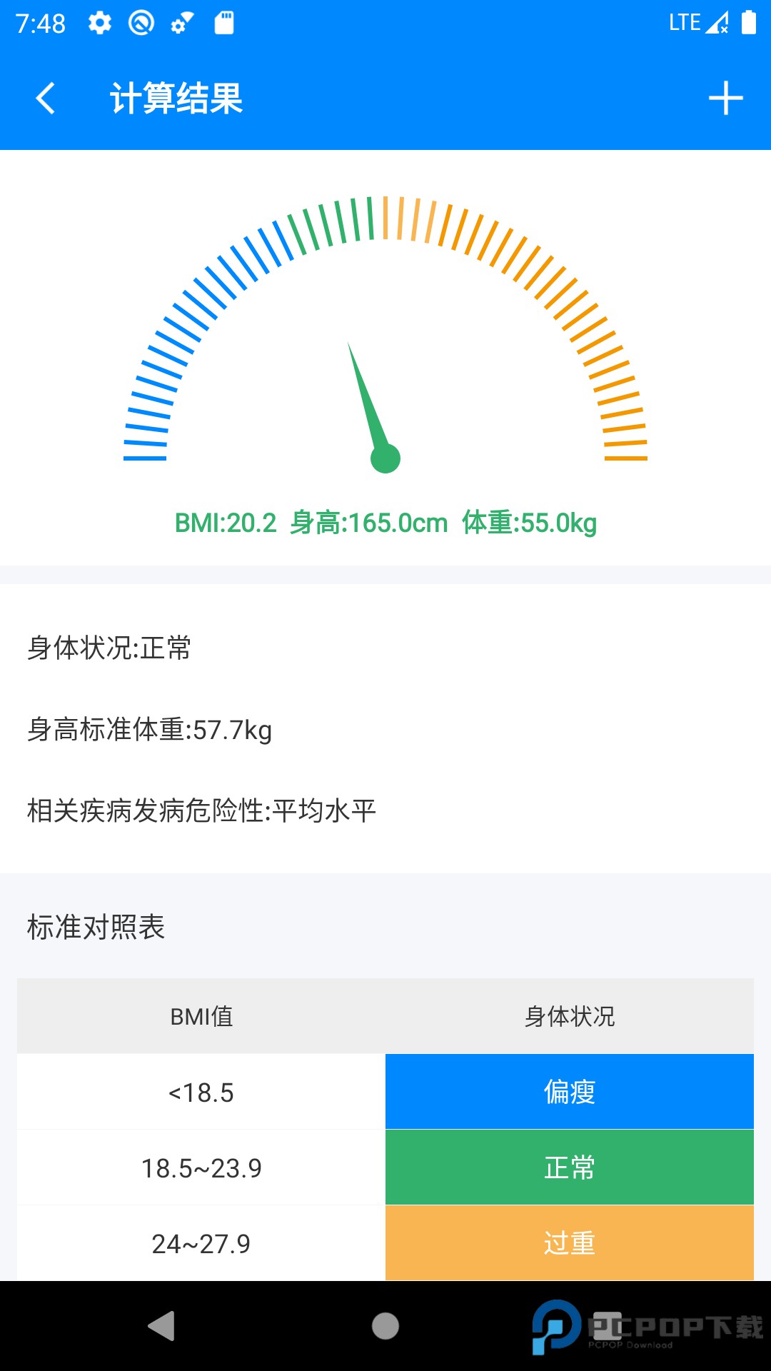 BMI计算器