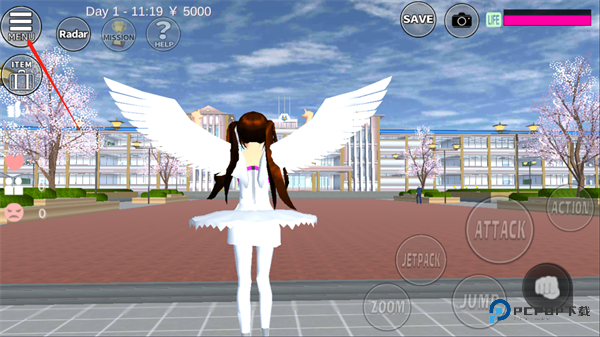 樱花校园模拟器英文版1.041.11版