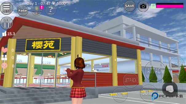 樱花校园模拟器无广告英文版下载v1.038.20最新版