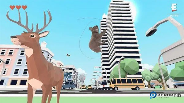 一只非常普通的鹿