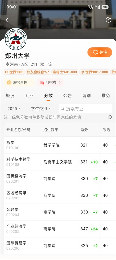 掌上考研怎么看分数线4