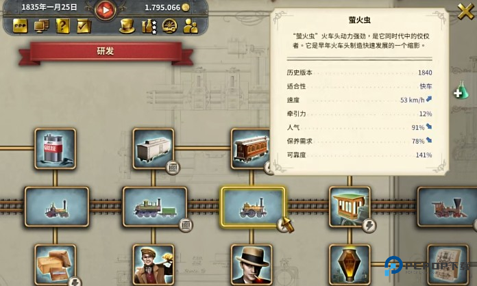 铁路帝国2游戏火车头一览1
